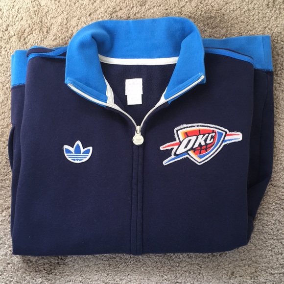 adidas Other - Adidas Originals OKC Thunder Full Zip